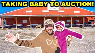 Taking My BABY to the ANIMAL AUCTION!!! (Wife Didn’t Know…)