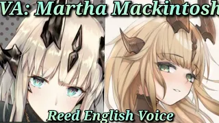 Reed & Reed Alter English Voice! ALL Voicelines (E2 + Max Trust) | Arknights