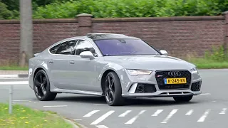 720hp Audi RS7 with FULL DECAT Akrapovic exhaust - LOUD Revs, Accelerations, Downshifts!