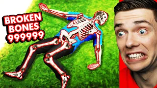 Breaking EVERY BONE In GTA 5 (Bad Idea)