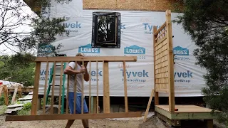 Building an Outdoor Shower for an Off Grid Cabin