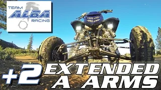 Team Alba Racing Extended A Arm +2 Suspension Upgrade for Raptor 700 YFZ 450 and Banshee 350 Review