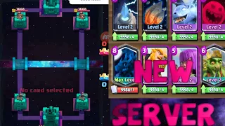 NEW CLASH ROYALE PRIVATE SERVER)WE IN SPACE!! (CUSTOM CARDS)