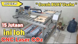 Mesin Cutting Kayu Otomatis | CNC Laser Cutting CO2 - 15 Jutaan lengkap buat Usaha