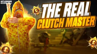 The Real Clutch Master Ft. SprayGod Plays 🔥Intense 1v4 Clutches In conqueror Rank Push Lobby | BGMI