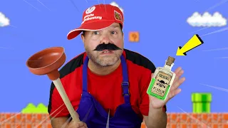 TRINKE und SPIELE niemals SUPER MARIO KART TRANK um 3 UHR NACHTS!! (XOXO MASKE tragen?) | WOTSIT TV