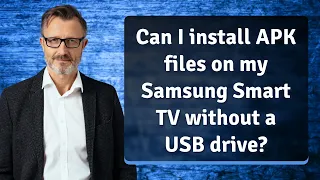 Can I install APK files on my Samsung Smart TV without a USB drive?