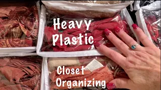 ASMR Heavy plastics (Soft Spoken) Linen closet organization/No talking version later today.