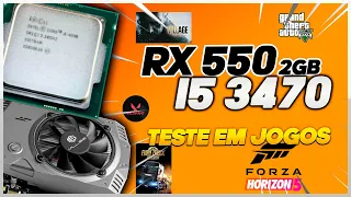 I5 3470 + RX 550 É UMA BOA COMBINAÇÃO PRA JOGAR EM 2023? TESTE EM JOGOS! RODA O GTA 5 OU VALORANT?