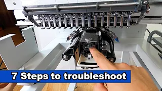 7 Steps in Troubleshooting Any Embroidery Machine (Ricoma MT1501)