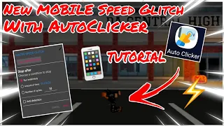 FASTEST Mobile Speed Glitch?! - Tutorial | Roblox Da Hood