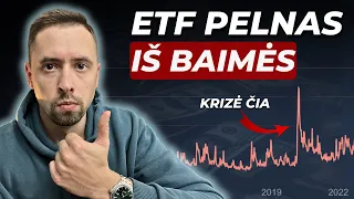 Būdas apsaugoti investicijas krizės metu | VIX "baimės" ETF