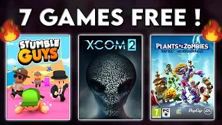 7 GAMES ARE FREE CLAIM NOW ! | EPIC GAMES FREE GAMES 2022 | STEAM FREE GAMES 2022