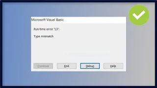 Microsoft Visual Basic - Run Time Error - 13 - Type Mismatch - Excel VBA