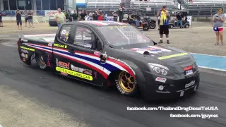 Team Thailand Diesel Drag - 8.2 @ 164mph [HD]