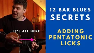 Spice Up Your 12 Bar Blues with Pentatonic licks - Guitar Lesson