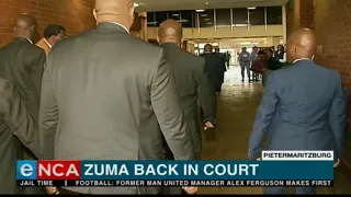 #ZumaInCourt - Zuma arriving at court