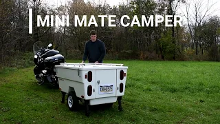 Motorcycle Camper Trailer: The Mini Mate Camper by Kompact Kamp Trailers