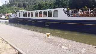 peniche sur le canal de la marne au rhin