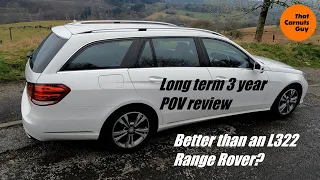Mercedes E Class Estate (Wagon) - best value family car for 3 car seats? Better than a Range Rover?