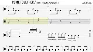 How to Play Come Together - Trinity Rock & Pop Drums Grade 4