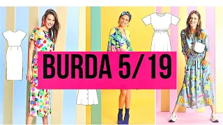 Burda 5/2019 FULL Preview and LINE DRAWINGS