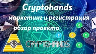 Cryptohands - обзор, маркетинг и регистрация в проекте! Начни с 10$