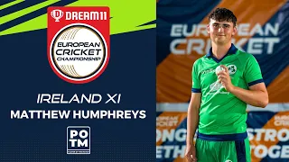 POTM: M.Humphreys - Group A, Match 10 - IRE-XI vs AUS| Highlights | Dream11 ECC, 2022 | ECC22.010
