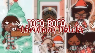 💗AESTHETIC TOCA BOCA CHRISTMAS TIKTOKS 🎄🎅🥛| decorating the Christmas tree, house tours and more!