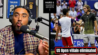 Tsitsipas out of US Open! 18 year old Carlos Alcaraz plays game of his career! | US Open 2021