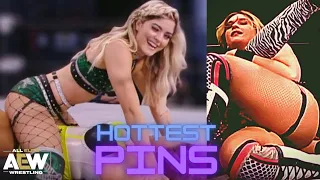 AEW Hottest & Thiccest Pins of all Time | Rock is cooking