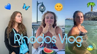 VLOG: Sommerurlaub auf Rhodos, schöne Strände, tolles Essen