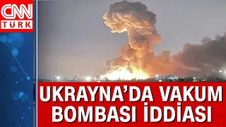 Rusya vakum bombası mı kullandı? Korkunç görüntüler...