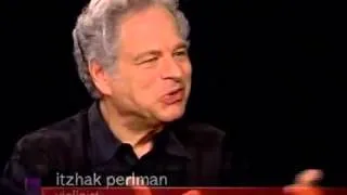 Charlie Rose interviews Itzhak Perlman