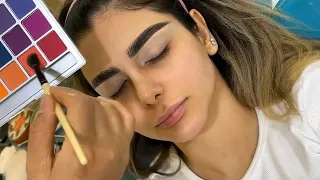 step by step Arabic makeup tutorial || Bridal Makeup 2024 || Eyebrow tutorial || Learningwith Nk