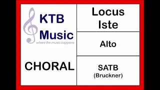 Locus Iste (Bruckner) SATB [Alto Part Only]