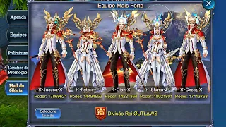 Goddess: Primal Chaos - Strongest Team - King Division SA: ØUTŁΔWS - June