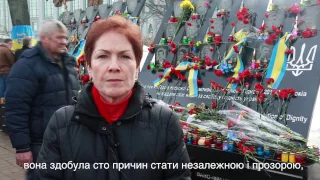 Ambassador Yovanovitch honors the memory of the Heavenly Hundred Heroes