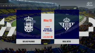 EA FC 24 UD Las Palmas vs Real Betis Balompié La Liga