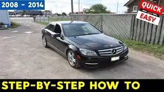 How To Replace Front ABS Sensor On Mercedes Benz C300 W204 (3rd Gen)