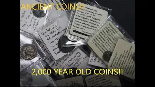 2,000 Year Old Ancient Coin Collection. Variety of recently purchased ANCIENT COINS.