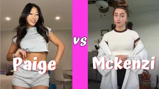 Paige Taylor vs McKenzi Brooke TikTok Dance Compilation