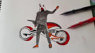 COBRA BIKE EMOTE DRAWING || Freefire Drawing   ||Garena-Freefire