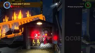 LEGO Marvel's Avengers Gold Brick Detector Red Brick Location in Ready A.I.M. Fire Level