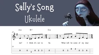 Sally's Song - from Nightmare Before Christmas / Ukulele Solo