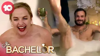 Izzy & Lock's Virtual Bath Date 🛁 | The Bachelor @Bachelor Nation