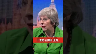 Theresa May: My Brexit deal was better than Boris Johnson’s