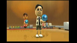 Wii Sports Resort - 100-Pin Bowling - Rj, Guest C Vs Meng, Si (Match 5)