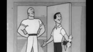 MAN ABOUT THE HOUSE 1950-60's Mr. Clean 60 second Promo