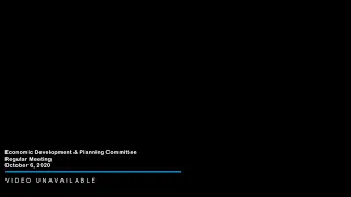 Oct 6th, 2020 - Economic Development 7 Planning Committee - Regular Meeting